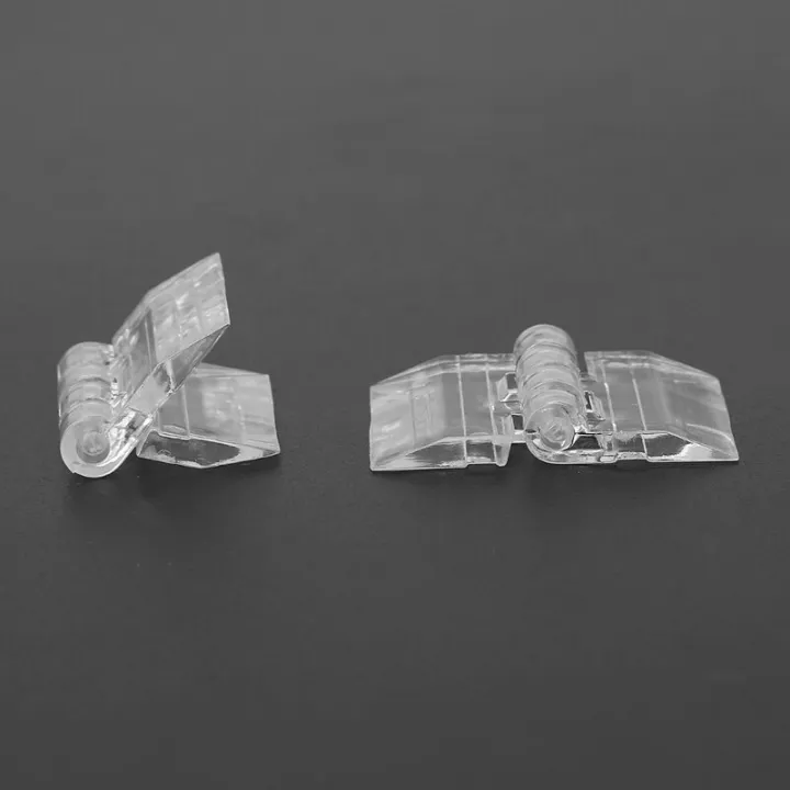 10pcs-transparent-plastic-folding-hinges-durable-clear-acrylic-hinge-tools-l69a