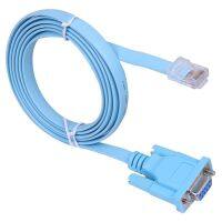 【Hot-Selling】 Huilopker MALL Pin DB9 COM Serial RS232 RJ45 Cat5 Ethernet LAN คอนโซลสายสวิทช์สำหรับเราเตอร์