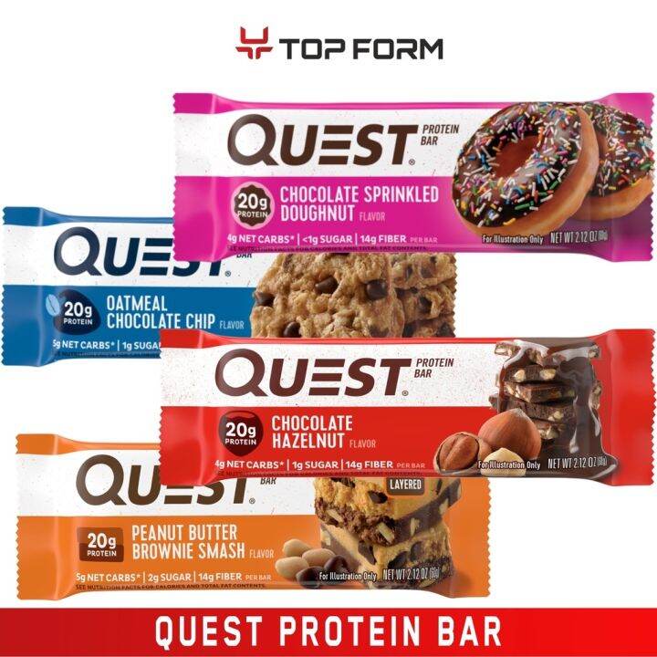 Quest Nutrition Protein Bar High ProteinLow Carb Gluten Free Keto
