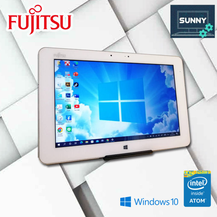 โน๊ตบุ๊ค-แท็บเล็ต-fujitsu-รุ่นarrow-q584-แรม4gb-window10-มือสองสภาพดี-สินค้าประมูลจากสำนักงานออฟฟิต