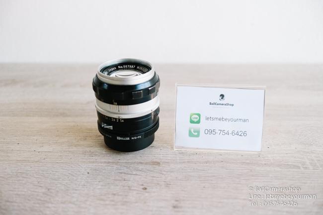 ขายเลนส์มือหมุน-nikon-50mm-f1-4-vintage-nonai-ใส่กล้อง-fujifilm-mirrorless-ได้ทุกรุ่น-serial-557337