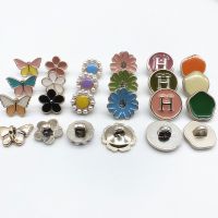 【CW】 10Pcs covered logo buttons upholstery crafts Round various shapes sewing articles fabric