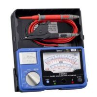 ANALOG MΩ  HiTESTER  3490   3-Range, 250 to 1000V Analog Insulation Tester with Continuity Check