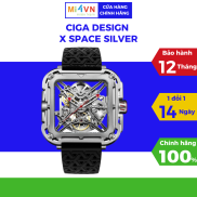 Đồng hồ cơ Nam - Xiaomi CIGA Design X series - Space Silver - Bản quốc tế