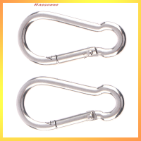 Hassanne 2ชุดตะขอรูปตัว U สแตนเลส Heavy Duty Multi-Function Hammock Hook