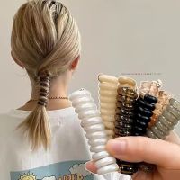 【YF】 Hair Twister Transparent Jelly Wire Band Braiding Styling Tools Women Ponytail Hairstyle Elastic Accessories