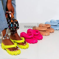 Fashion Women Flip Flops Brand Designer Slides Ladies Platform Jelly Sandals Casual Beach Slippers Outdoor ClipToe Big Size Shoe