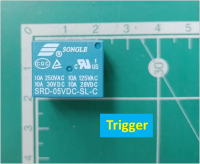 รีเลย์ 5 VDC   relay 5 Vdc  รีเลย์ 5V 5ขา รีเลย์ 10A 1ชิ้น