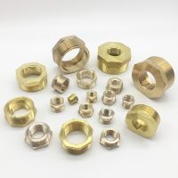 1/8 1/4 3/8 1/2 3/4 1 BSP Male To Female Brass Bushing Reducing Pipe Fitting Connector Adapter Water Gas Fuel Home Garden