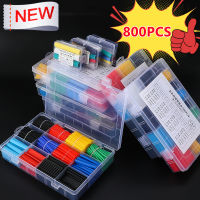 ใหม่ 127-800pcs ท่อหดความร้อน Thermoproof ความร้อนหดท่อห่อการเชื่อมต่อไฟฟ้าสายไฟฉนวนกันความร้อน Sleeving-hjgtfjytuert