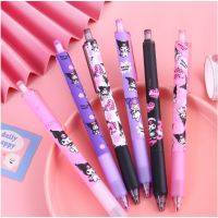 6pcs Cute Melody Twins Star Pudding DogPress Gel Pens Black 0.5mm Gel Pen Office School Stationery