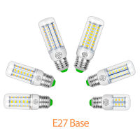 Xuyongming E27/E14ไฟ LED ทรงข้าวโพด220V สมาร์ท IC หลอดไฟข้าวโพดสีขาวเย็น