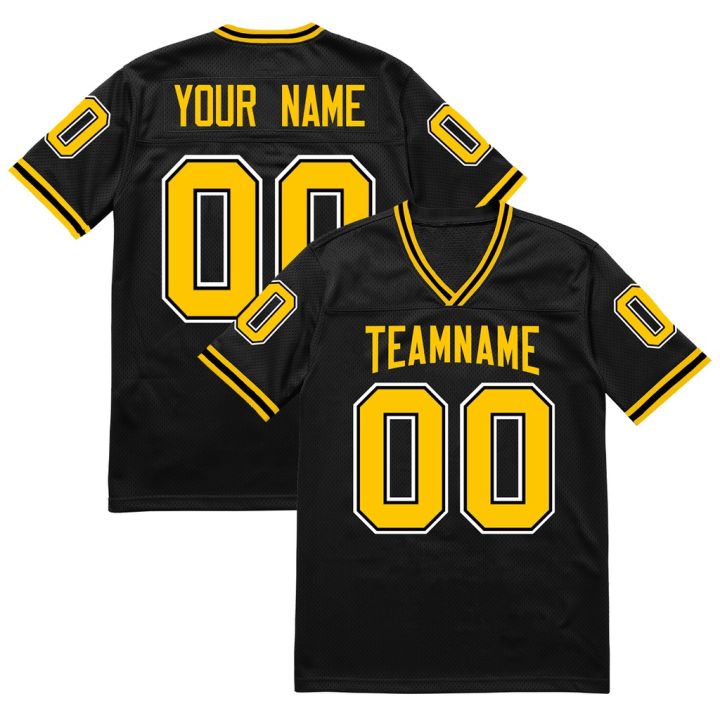 Sewing Custom American Football Jersey Stitch Name/Number Rugby Jersey  Football Shirts Men/Lady