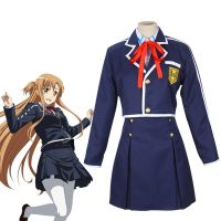 Unisex Anime Cos Sword Art Online SAO Yuuki Asuna Cosplay Costumes Outfit Halloween Christmas Uniform Suits Cosplay₪♞