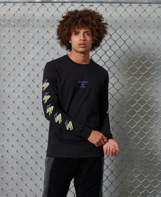 SUPERDRY SPORTSTYLE ENERGY LONG SLEEVE TOP - เสื้อแขนยาว สำหรับผู้ชาย สี Black