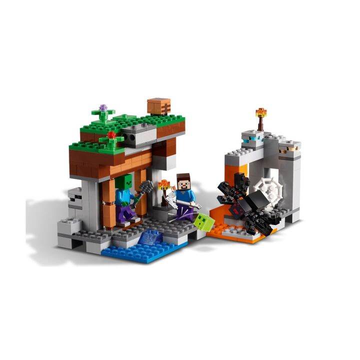 lt-ของแท้-พร้อมส่ง-gt-lego-minecraft-21166-21165-the-abandoned-ชุดของเล่นเสริมพัฒนาการเด็ก-สินค้าพร้อมส่ง