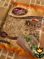 Deli Sun Plain Whole Wheat  flour Wraps  10 SHEETS // 250G.