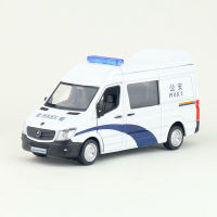 1:32 Scale MB Sprinter MPV Toy Van RMZ City Diecast Toy Car Model Educational Pull Back Doors Openable Collection Gift For Kid