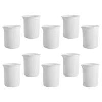 10pcs 100ml Mixing Silicone Measuring Cup Precise Epoxy Resin Reusable DIY Craft Non Stick For Liquid Jewelry Making Casting Cups  Mugs Saucers