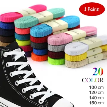 1Pair Waxed Flat Shoelaces Leather Waterproof Casual Shoes Laces Unisex  Boots Shoelace Length 60 80 100