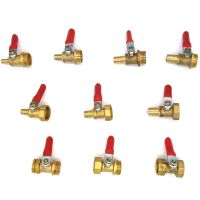 brass MINI ball valve DN10 3/8 red handle ball valve switch Shutoff Ball Valve gas valve Angle Valve