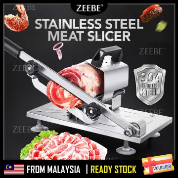 Manual Meat Slicer Sushi Household Mutton Roll Beef Vegetable Meat Cutter  Food Slicer Slicing Machine for BBQ Hotpot Shabu Shabu Kitchen