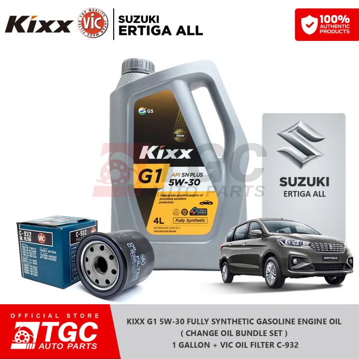 KIXX G1 5W30 Fully Synthetic Gasoline Engine Oil ( Change Oil Bundle