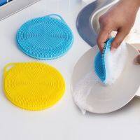 ✨GenieKorean Candy Color Silicone Dishwashing Brush Kitchen Cleaning Brush