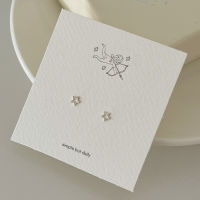 Your wishlist / Hole star stud earrings silver925 / ต่างหูปักก้านเงินแท้ ต่างหูเงินแท้ ต่างหูแป้นดาว