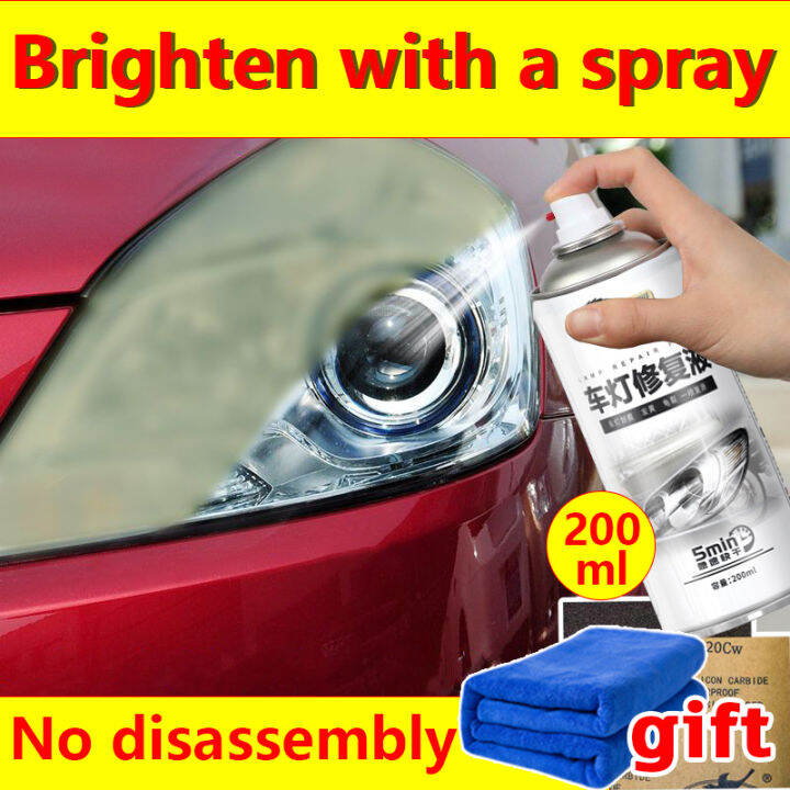 🚗no disassembly🚗 headlight restoration Car Care Headlight Cleaner and