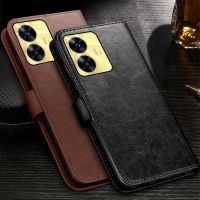 เคสแบบฝาพับมีกระเป๋าเงินหนังช่องเสียบบัตรในตัวสำหรับ Realme RealmeC55 C55 Realmi C 55 5G 2023 RMX3710 6.72 "ฝาครอบขาตั้งหนังสือแม่เหล็ก