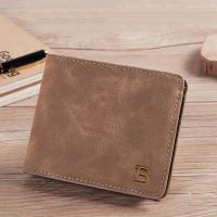 2023 New Men Brown Black Wallets Small Money Purses New Design Dollar Price Top Men Thin Wallet With Coin Bag Zipper Wallet