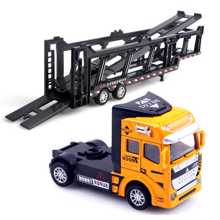 children-pull-back-alloy-simulation-trailer-supporting-ladder-model-toy-gift