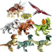 Mô hình đồ chơi khủng long - Xếp hình lắp ghép mô hình khủng long an toàn