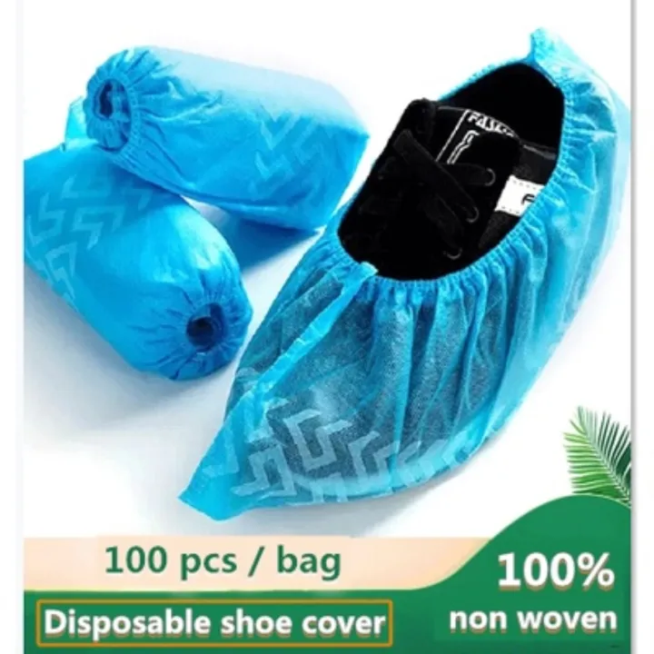 A100 pieces of medical shoe covers made of nonwoven fabric (1 package