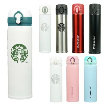 414ml/14oz Starbucks Stainless Steel Green Grey Outdoor Camping