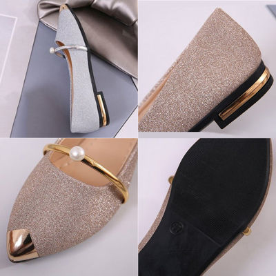 Brand GZHOUSE New 2019 Spring New Ladies Flat Shoes Casual Women Shoes Pointed Toe Ballet Flats Comfortable Zapatos Mujer