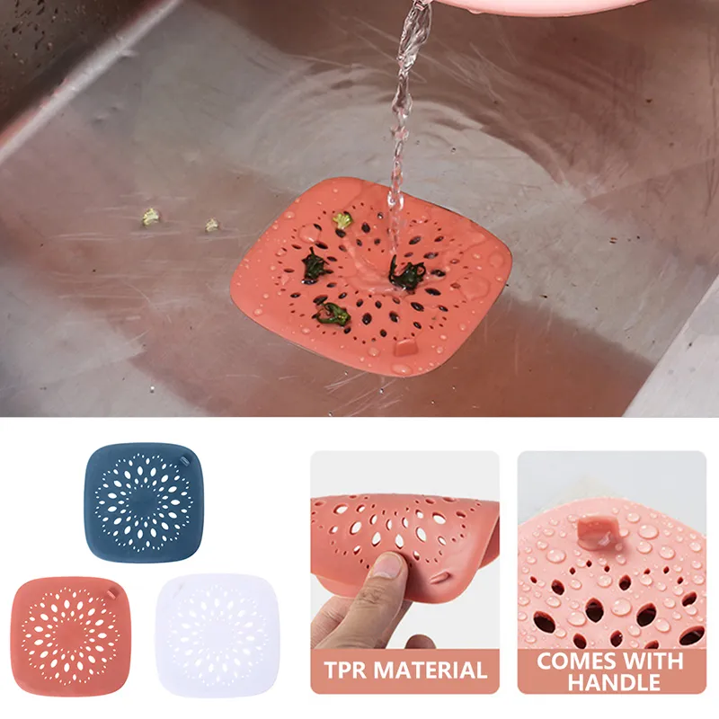 1 Pc Hair Catcher Durable Hair Stopper Shower Drain Covers Easy To Install  And Clean Suit For Bathroom Bathtub And Kitchen