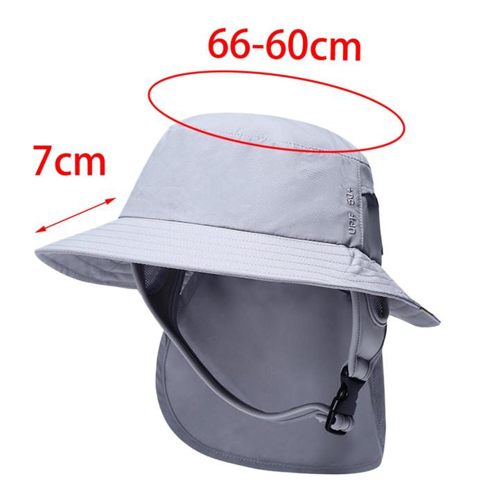 gispark-topi-bucket-surf-พร้อมสายรัดคางชาวประมงสำหรับกีฬาทางน้ำการท่องเที่ยว