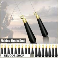 UEVOQB SHOP 10Pcs หัวทองแดง ที่นั่งตกปลาแบบลอย อุปกรณ์เสริมที่นั่งหมุน ยาง bobber ทุ่นตกปลา ที่มีคุณภาพสูง อุปกรณ์สำหรับตกปลา ตกปลาหมุนลอย อุปกรณ์ตกปลาสำหรับตกปลา