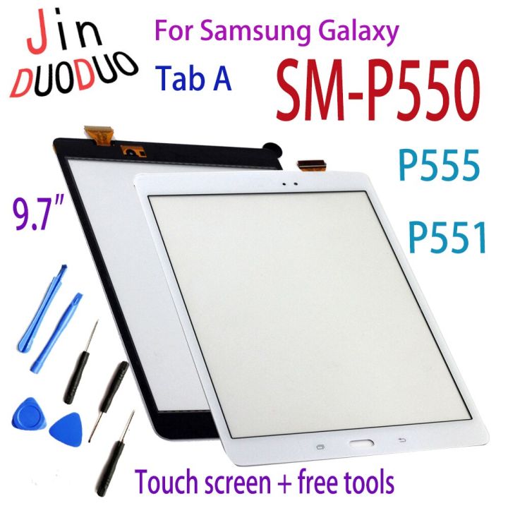 9-7-ระบบสัมผัสเหมาะสำหรับ-samsung-galaxy-tab-a-p550-p551-p555หน้าจอสัมผัสชุดดิจิไทเซอร์เหมาะสำหรับ-sm-p551-samsung-sm-p555การแสดงผล-sm-p550