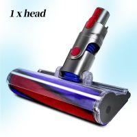 หัวฉีดแปรงถูพื้นแบบมอเตอร์สำหรับเครื่องดูดฝุ่น Dyson V7 V8 V10 V11เครื่องดูดฝุ่นขนนุ่มหัวแปรงลูกกลิ้งอุปกรณ์อะไหล่เครื่องดูดฝุ่น