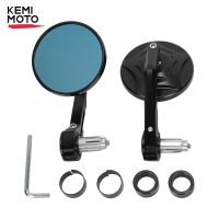 Motorcycle Bar End Mirror Rearview Mirror Handlebar Universal 7/8 22mm For KAWASAKI NINJA 400 Z650 Z750 Z800 Z900 CB500X NC700X