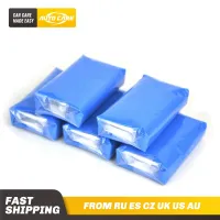 (Premium car) Auto Care 5pcs100g รถเมจิกรถบรรทุก Clean Clay Bar Auto Detailing Cleaner เครื่องซักผ้ารถยนต์ Blue