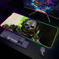 Call Of Duty RGB M Ousepad Xxl แผ่นรองเมาส์เล่นเกม LED ด้วยลวดอุปกรณ์พีซีโต๊ะเสื่อส่องสว่างแสงไฟ Gamer แป้นพิมพ์ขนาดใหญ่