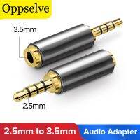 ☬ Oppselve Jack 3.5 mm to 2.5 mm Audio Adapter 2.5mm Male to 3.5mm Female Plug Connector for Aux Speaker Cable Headphones Micphone