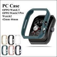 สําหรับ OPPO Watch 3 Pro เคส Watch2 42mm 46mm, Plated Case Protector Cover Bumper,  อุปกรณ์สำหรับนาฬิกา OPPO.watch
