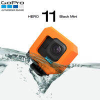 เคสลอยน้ำสีส้มสำหรับ GoPro Hero 11ขนาดเล็กสีดำกล้องแอคชั่นแคมเมรา EVA ฝาครอบป้องกันลอยน้ำสำหรับ GoPro 11อุปกรณ์เสริมขนาดเล็ก