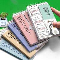 Portable Mini Spiral Notebook 80 Pages Multipurpose Pocket Notebook for School Stationery Students Languages Learning Word Book Note Books Pads