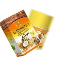 สบู่โสมมริกาทอง Ginseng Soap 100 กรัม + โทนเนอร์ลูกโสม มริกาทอง 50 มล . (1 เซต )